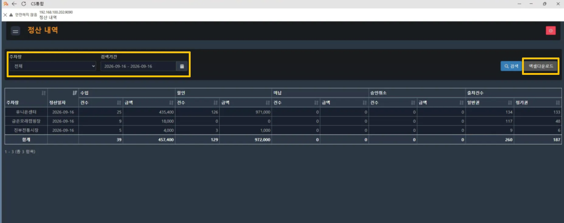 CS 통계 보고서